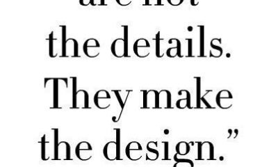 Details Make The Design