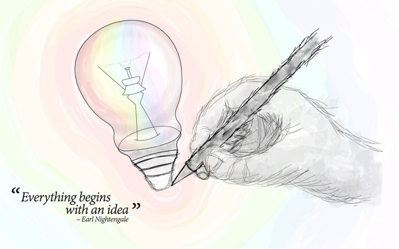 Everything begins with an idea. - Earl Nightingale