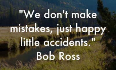 Happy Little Accidents Bob Ross Daily Quotes Sayings Pictures