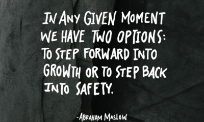 Step Forward Into Growth Abraham Maslow Daily Quotes Sayings Pictures