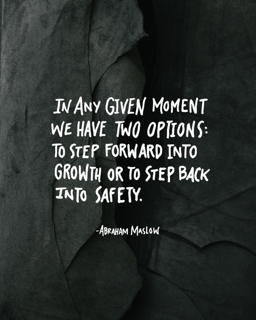 Step Forward Into Growth Abraham Maslow Daily Quotes Sayings Pictures