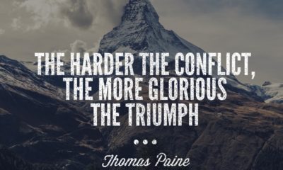 The Harder The Conflict Thomas Paine Daily Quotes Sayings Pictures