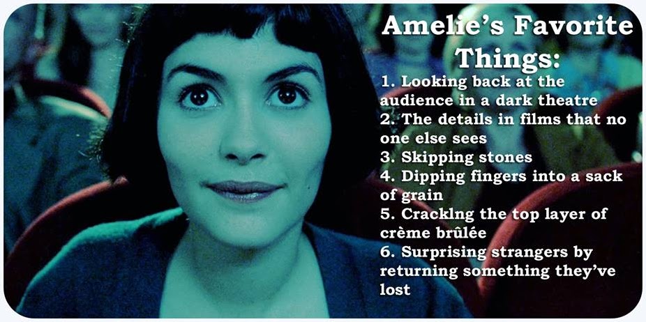 Amelie Favourite Things