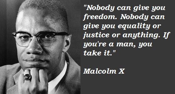 freedom by Malcolm x