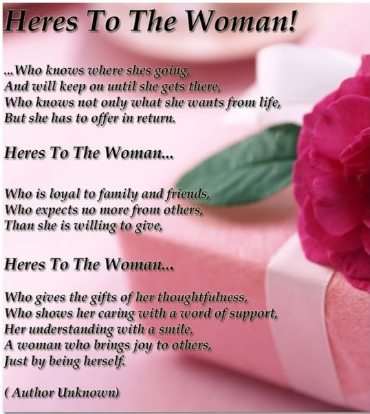 Happy Women's day poems and messages