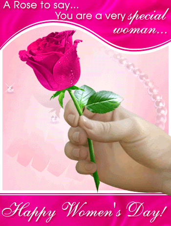 Happy women's day flowers gift