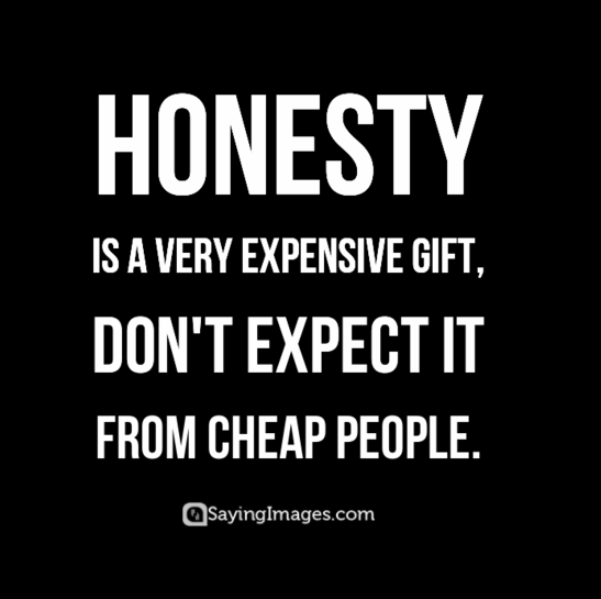 honesty quotes saying