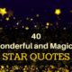 40 Wonderful And Magical Star Quotes