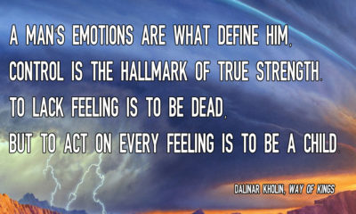 A Mans Emotions Define Him Dalinar Kholin Way Of Kings Daily Quotes Sayings Pictures