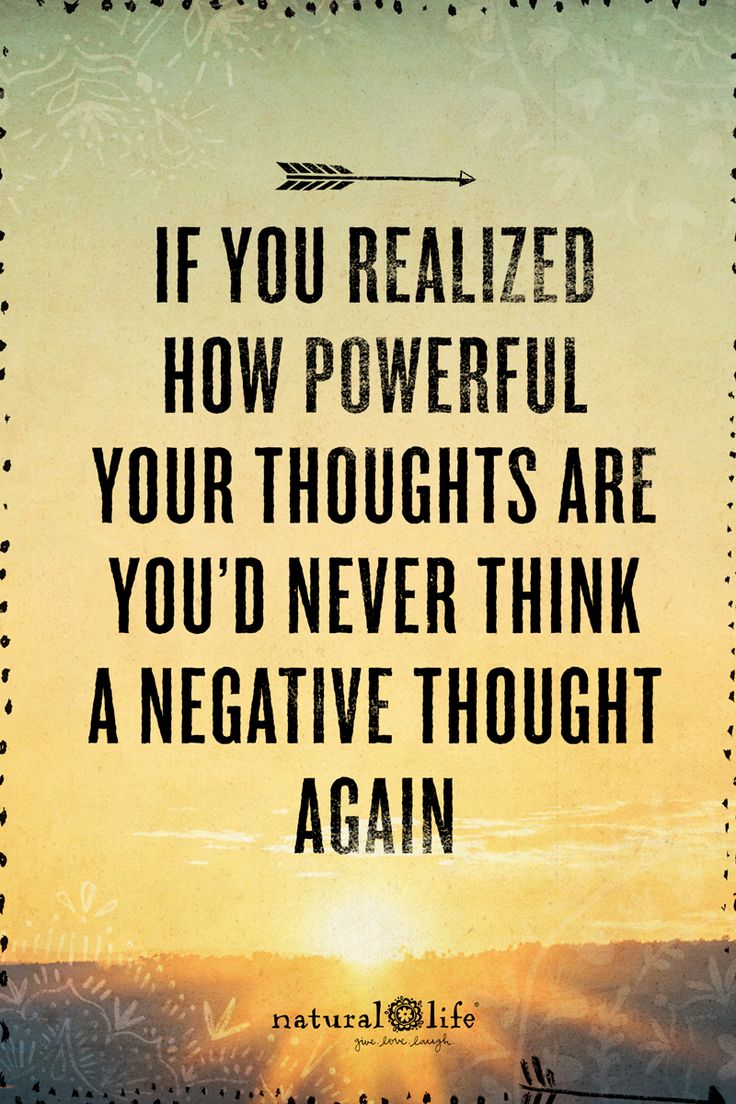 A Negative Thought