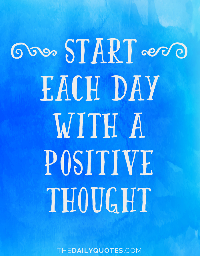 A Positive Thought