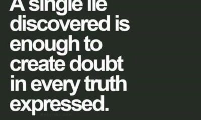 A Single Lie