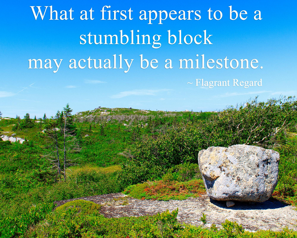 A Stumbling Block Life Daily Quotes Sayings Pictures