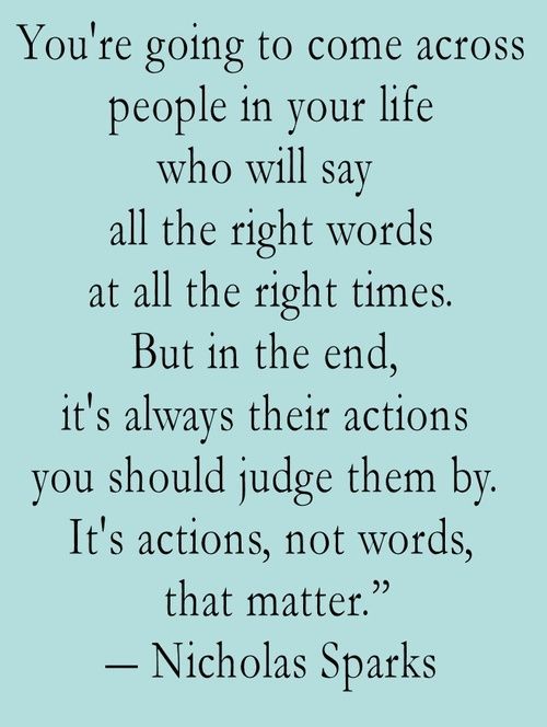 Actions Matter