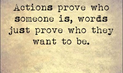 Actions Prove Who Someone Is