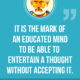 An Educated Mind