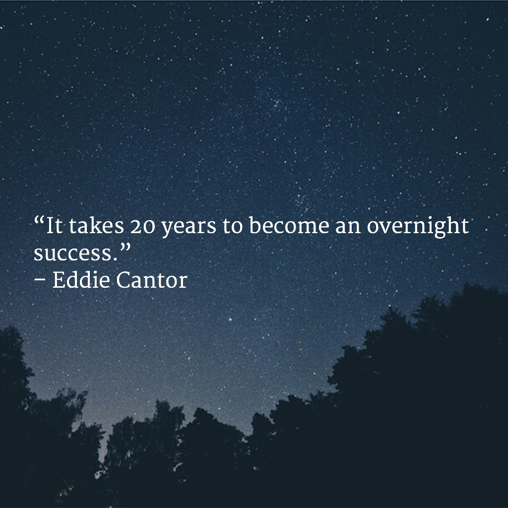 An Overnight Success Eddie Cantor Daily Quotes Sayings Pictures