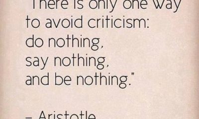 Avoid Criticism