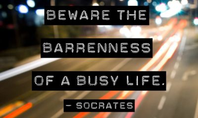 Barrenness Of Busy Life Socrates Daily Quotes Sayings Pictures