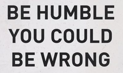 Be Humble