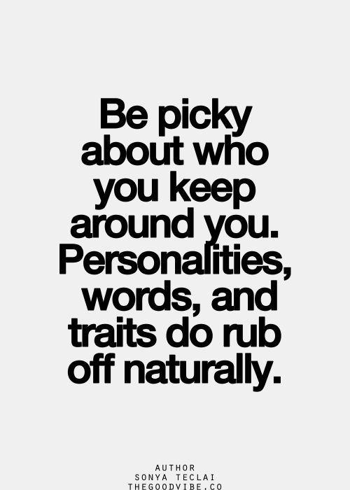 Be Picky