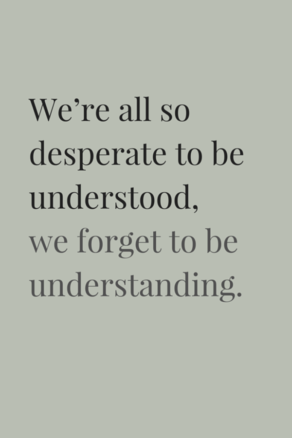 Be Understood