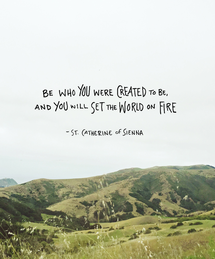 Be Who Created To Be St Catherine Of Sienna Daily Quotes Sayings Pictures