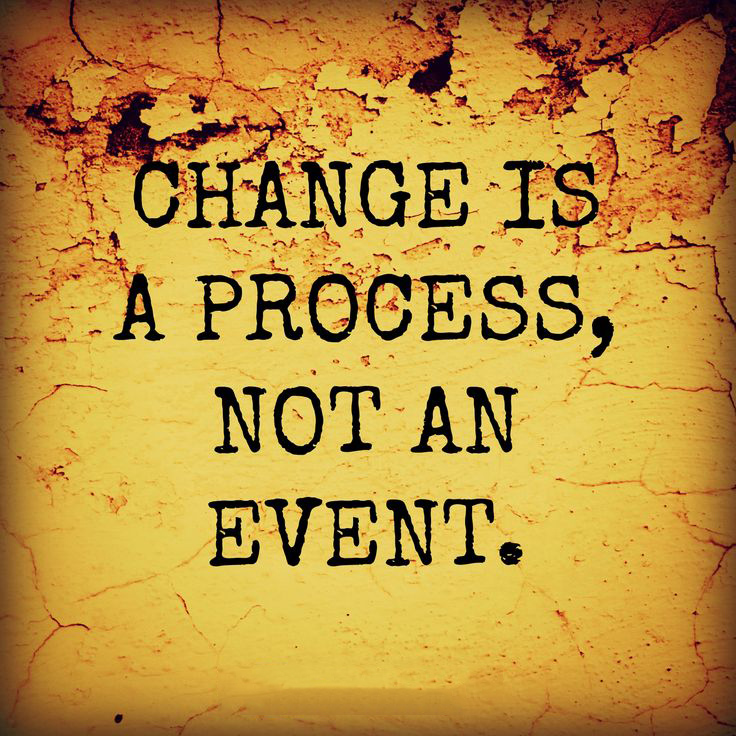 Change Is A Process