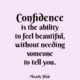 Confidence