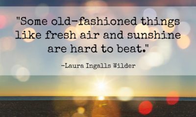 Fresh Air Sunshine Hard To Beat Laura Ingalls Wilder Daily Quotes Sayings Pictures