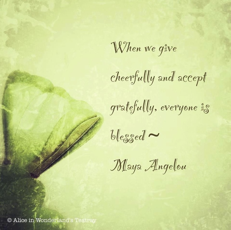 Give Cheerfully