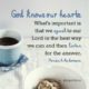 God Knows Our Heart