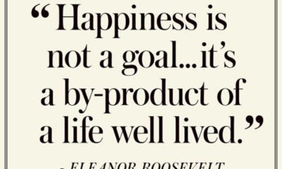 Happiness Is Not A Goal