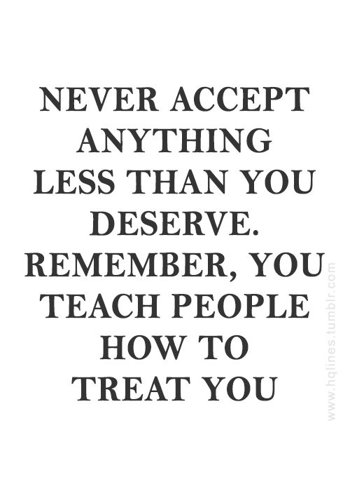How People Treat You
