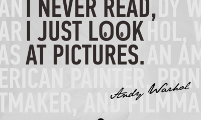 I Never Read Andy Warhol Daily Quotes Sayings Pictures