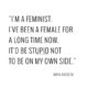 Im A Feminist
