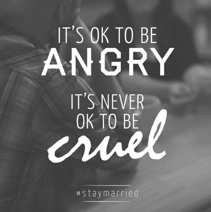 Its Ok To Be Angry