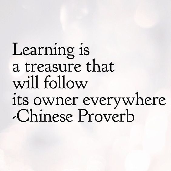 Learning Is A Treasure