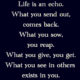 Life Is An Echo