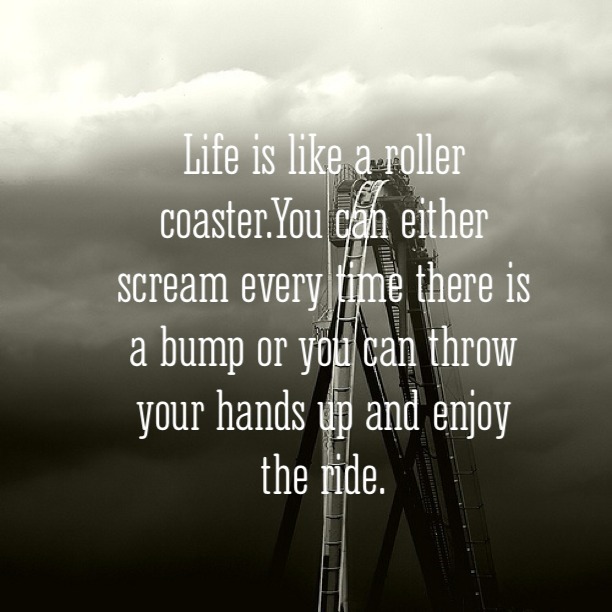 Life Is Like A Roller Coaster Word Porn Quotes Love Quotes Life Quotes Inspirational Quotes