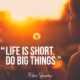 Life Is Short Robin Sharma Daily Quotes Sayings Pictures