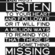 Listen To Your Heart