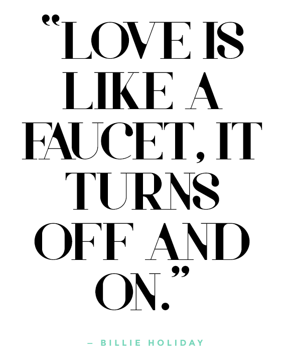 Love Is Like A Faucet