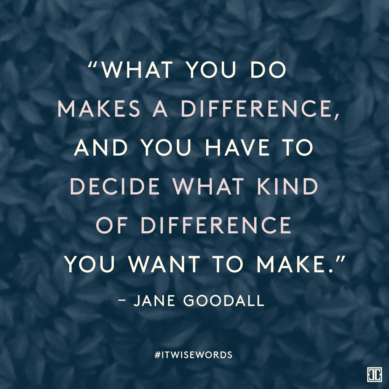 Make A Difference Jane Goodall Daily Quotes Sayings Pictures