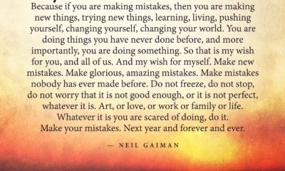 Make Mistakes Neil Gaiman Daily Quotes Sayings Pictures