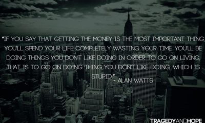 Money Most Important Thing Alan Watts Daily Quotes Sayings Pictures