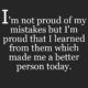 My Mistakes