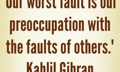 Our Worst Fault