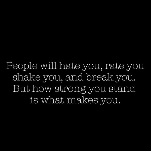 People Will Hate You