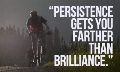 Persistence Gets You Farther Brilliance Robin Sharma Daily Quotes Sayings Pictures